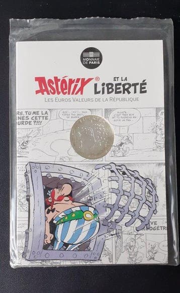 Frankrijk. 10 Euro 2015 Astérix (17 coins) (Zonder