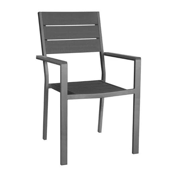 Stoelen | VALLETTA | Kunststof | Grey | In-/Outdoor |, Articles professionnels, Horeca | Équipement de cuisine, Envoi