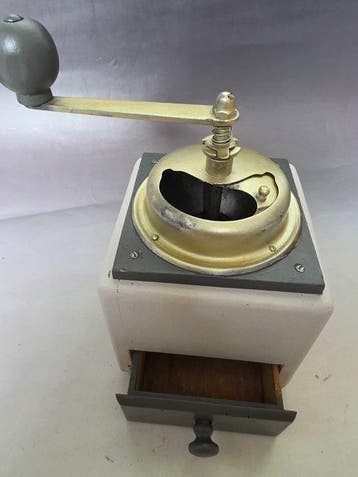 Koffiemolen - Hout, Messing, Metaal, Antiek en Kunst