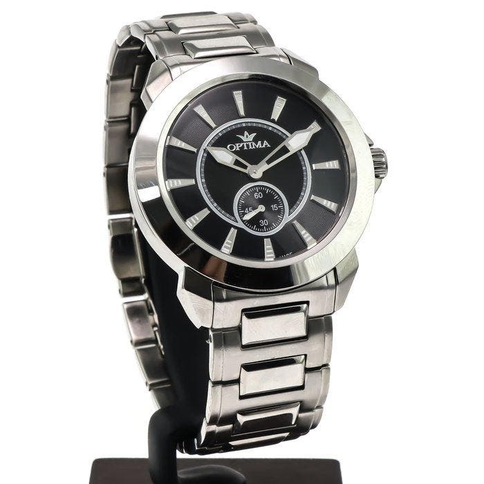 Optima - Swiss Made Watch - OSM264-SS-3 - Zonder, Handtassen en Accessoires, Horloges | Heren