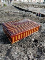 “Tunbridge ware - taracea - Sieradendoos - Satijnhout -