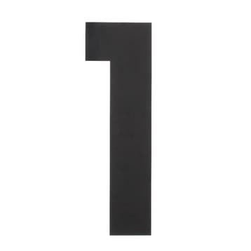 Huisnummer 1 XXL hoogte 50 cm RVS/mat zwart - Intersteel, Ophalen of Verzenden, Nieuw, Overige typen