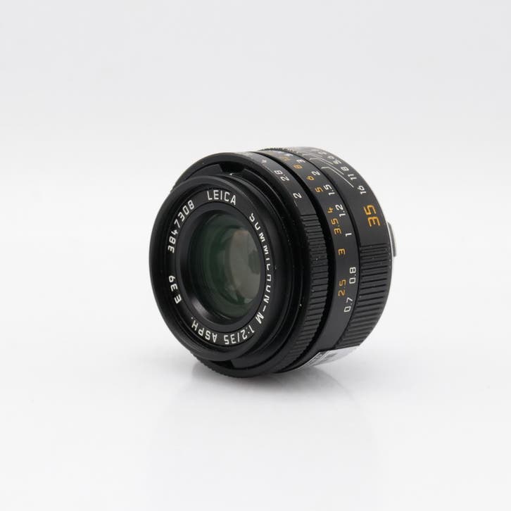 Leica 11879 Summicron-M 35mm F/2 ASPH. noir | Occasion, Audio, Tv en Foto, Foto | Lenzen en Objectieven, Ophalen of Verzenden