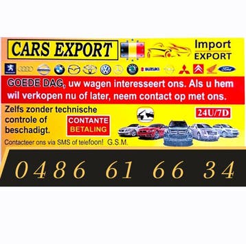 Auto Export Auto inkoop service Autoverkoopsite auto opkoper, Auto diversen