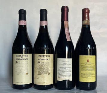 1993, 2000 Prod. del Barbaresco, 2018 Elio Filippino, San
