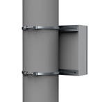 Support De Boîtier De Montage Sur Poteau 400mm Acier, Verzenden