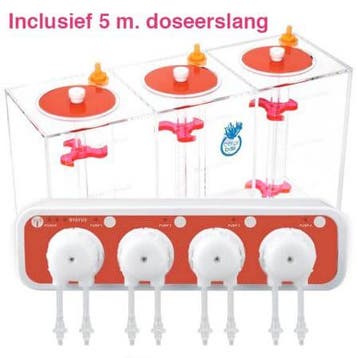 Jecod WiFi doseerpomp 3.4 set (Pomp + slang + 3 voudige dose, Dieren en Toebehoren, Vissen | Aquaria en Toebehoren, Verzenden