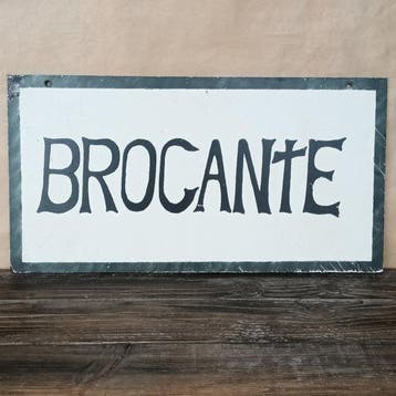 BROCANTE - Panneau - Bois