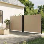 vidaXL Windscherm uittrekbaar 160x1200 cm beige, Jardin & Terrasse, Verzenden