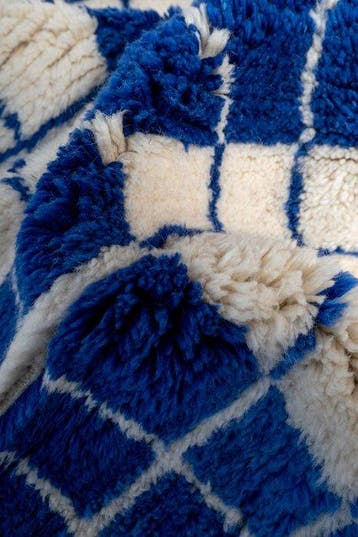 Karpet - Tapis berbère Boujaad coloré fait main avec des