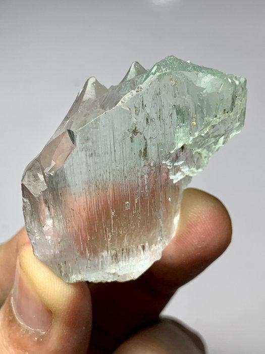 Terminaal geëtst spodumeen, var. Kunziet, kristal Kristal -, Collections, Minéraux & Fossiles