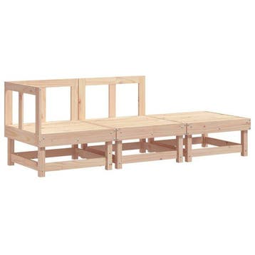 Salon de jardin pin massif -58% - Retour client, prix casse, Verzenden, Hocker