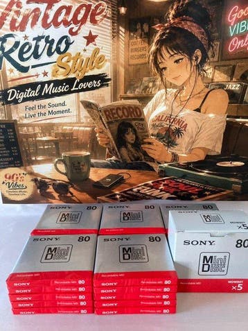 Sony MDW80T MiniDisc Aantal items: 30, Nieuw