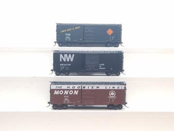 Kadee H0 - 4813/4814/5262 - Ensemble de wagons de