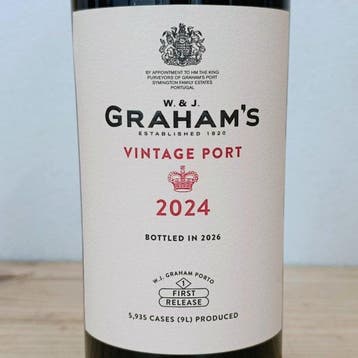 2024 Grahams - Vintage Port - Douro - 1 Fles (0,75 liter), Nieuw
