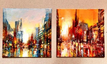 Prettau - City cité Dusk - diptyque miniature