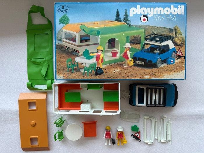 Playmobil - Playmobil 6 Vintage sets Camper Circus Western, Antiquités & Art, Antiquités | Autres Antiquités