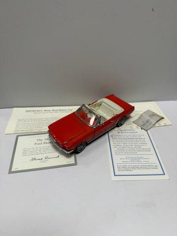 Franklin Mint 1:24 - Modelauto - Ford Mustang (1964), Nieuw