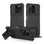 Xiaomi Poco M3 Pro (5G) - Kickstand Hoesje met Camera Slide, Verzenden