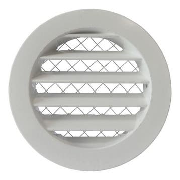 Rond buitenluchtrooster aluminium Ø 100mm, Verzenden, Nieuw