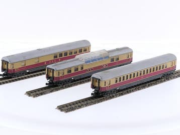 Schaal N Minitrix 3016, 3017 en 3019 TEE Set van de DSG e..., Hobby en Vrije tijd, Gebruikt, Gelijkstroom, Overige typen, Ophalen of Verzenden