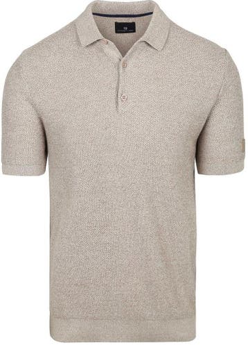 State of Art Polo Knitted Beige maat Maat 52/54 (L) Heren, Vêtements | Hommes, Polos, Verzenden