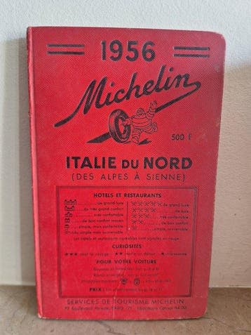 Michelin - Guides Michelin Italie - 1956-1966