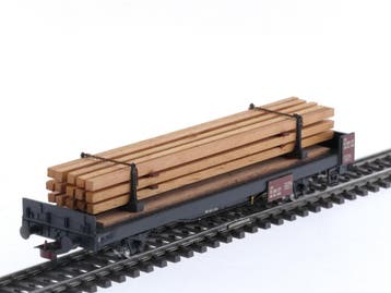 Schaal H0 Metropolitan 8020 Houten Ladingwagon KP Bios-Ho..., Hobby en Vrije tijd, Gebruikt, Gelijkstroom, Wagon, Ophalen of Verzenden