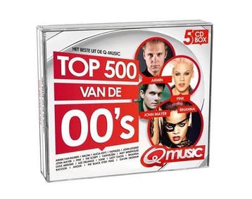 Qmusic Top 500 van de 00's (5CD), Cd's en Dvd's, Verzenden, Nieuw in verpakking