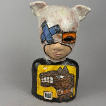 Iwo Rynkiewicz (1970) - sculptuur, Wild Instinct - Hand made
