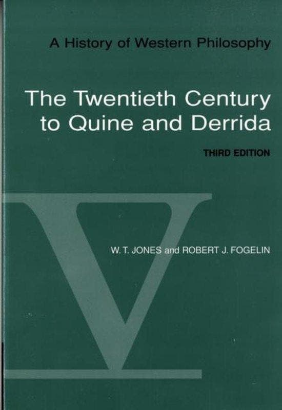 The Twentieth Century of Quine and Derrida - W.T. Jones - 97, Livres, Philosophie, Envoi