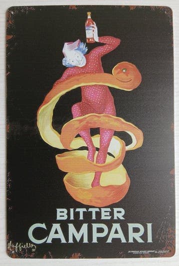 Bitter Campari - Plaque commémorative Bitter Campari -