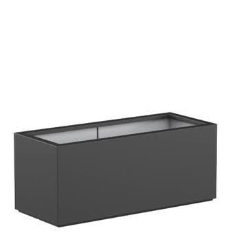 Polyester plantenbak 120x50x50cm - Met bodem, Kunststof, 100 cm of meer, Nieuw, Rechthoekig