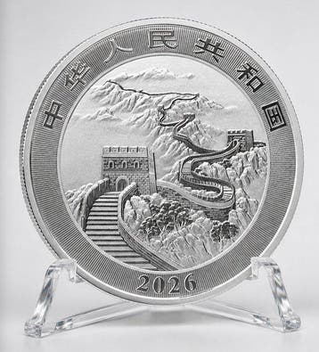 China. 10 Yuan 2026 – China Dragon – 1 oz Silver coin – Ag