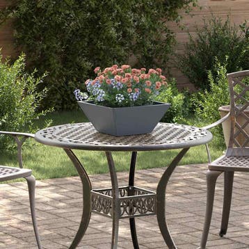 vidaXL Plantenbak 5 st Antraciet 35 x 35 x 15 cm Koudgewalst, Verzenden