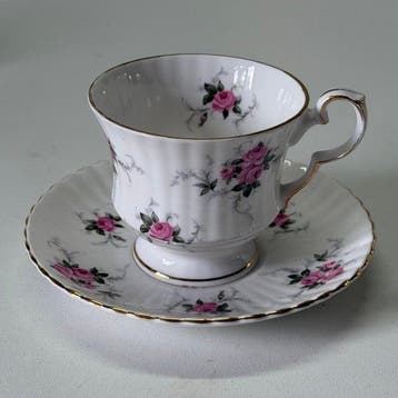 Koffie- en theeservies (12) - Beenderporselein - High Tea -