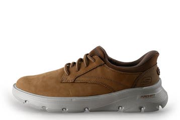 Skechers Instappers in maat 41 Bruin, Kleding | Heren, Schoenen, Bruin, Verzenden, Overige typen, Zo goed als nieuw