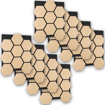 Akoestische panelen Sonic Shield houtlook - eiken, Verzenden