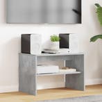 vidaXL TV Kast Beton Grijs 60 x 35 x 40 cm Bewerkt hout, Verzenden