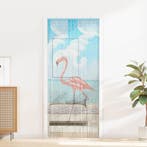 vidaXL Insect Deur Gordijn Meerkleurig 200 x 90 cm Bamboe, Verzenden, Nieuw