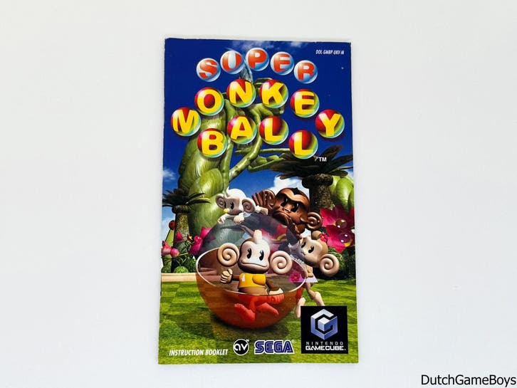 Nintendo Gamecube - Super Monkey Ball - UKV - Manual, Games en Spelcomputers, Spelcomputers | Nintendo Consoles | Accessoires