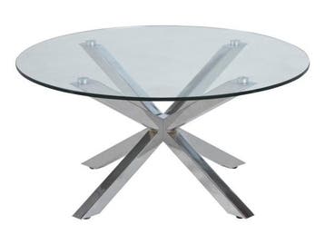 Veiling - Ronde Salontafel Line, Huis en Inrichting, Tafels | Salontafels, Nieuw