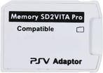 Memory SD2VITA Pro Micro SD PSV Adaptor, Games en Spelcomputers, Spelcomputers | Sony PlayStation Vita, Ophalen of Verzenden, Zo goed als nieuw