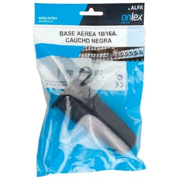 Stekker rubber waterdicht - 230V, Doe-het-zelf en Bouw, Verzenden, Nieuw, Kabel of Snoer