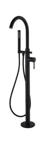 Sanifun vrijstaande badmengkraan Nero mat zwart 2, Doe-het-zelf en Bouw, Ophalen of Verzenden, Nieuw, Kraan