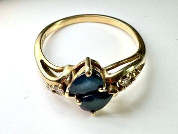 Zonder minimumprijs - Ring - 18 karaat Geel goud - 1.27ct., Nieuw