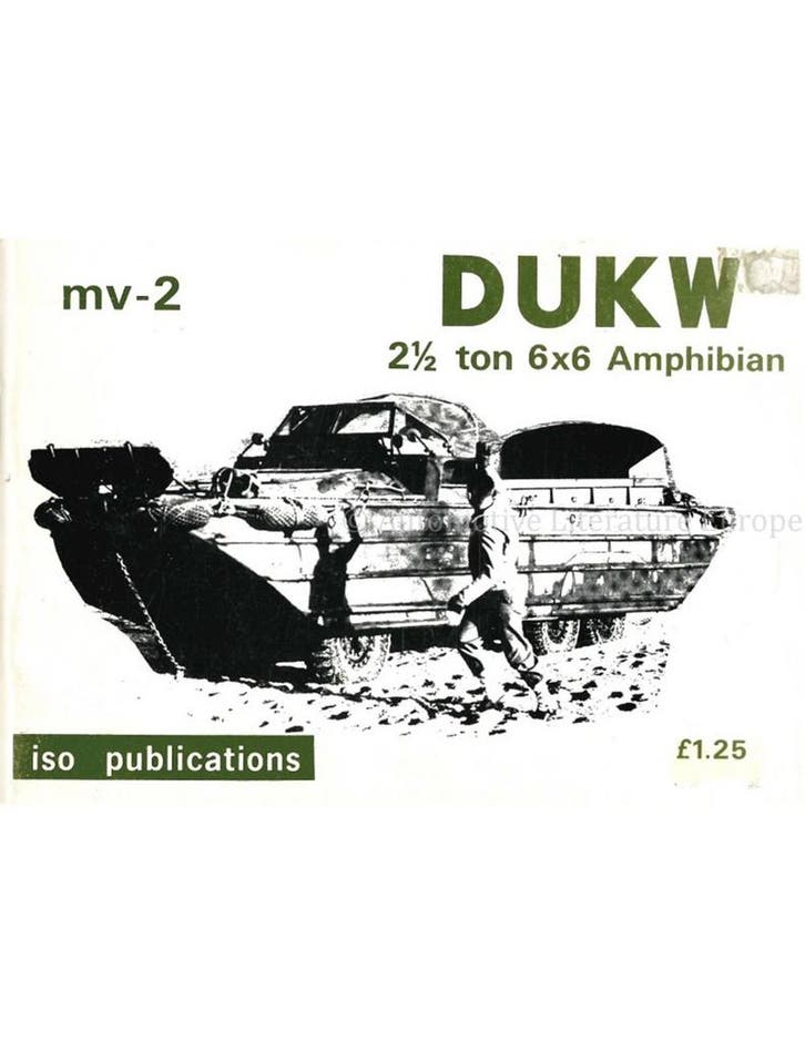 DUKW 2,5 TON 6X6 AMPHIBIAN (MV-2), Livres, Autos | Livres