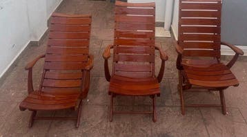 Triconfort - Triconfort - Chaise longue (6) - Teak