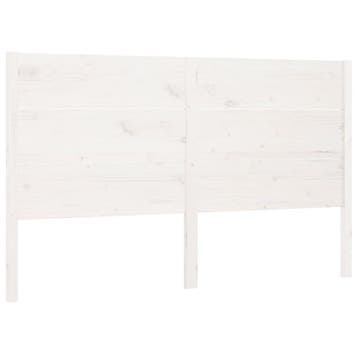 Hoofdbord massief hout - Tweede kansje, OP = OP!, Verzenden, Wit, Zo goed als nieuw, Overige maten