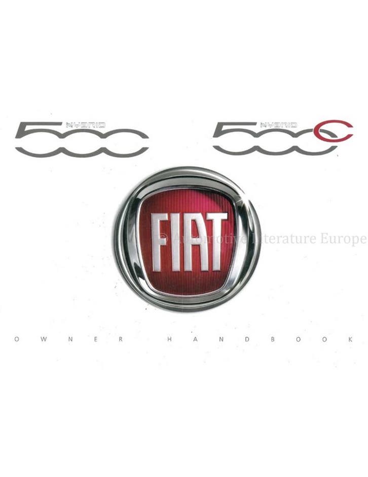 2020 FIAT 500 | 500 C HYBRID INSTRUCTIEBOEKJE ENGELS, Auto diversen, Handleidingen en Instructieboekjes
